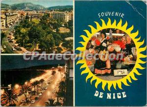 Postcard Modern Reflections of Nice French Riviera (Ms A)