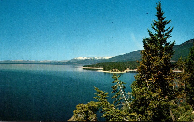 Montana Flathead Lake West Of Glacier National Park