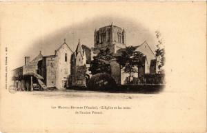 CPA Les Magnus-Reignier - L'Église et les restes de l'ancien (297645)