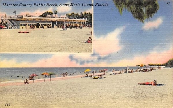 Manatee County Public Beach Anna Maria Island, Florida