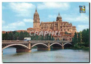 Postcard Modern Salamanca Cathedral