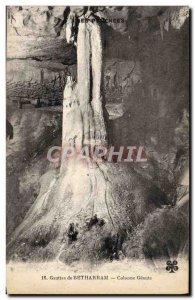 Postcard Old Caves Betharram Column Geante