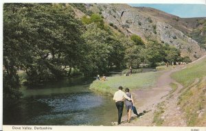 Derbyshire Postcard - Dove Valley  X568