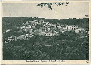 VINTAGE POSTCARD - CATANZARO: ANTIQUE FEROLETO-