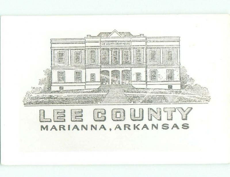 old rppc OLD BUILDING Marianna Arkansas AR i8921