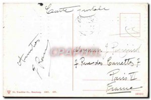 Old Postcard Hamburg Bismarckdenkmal