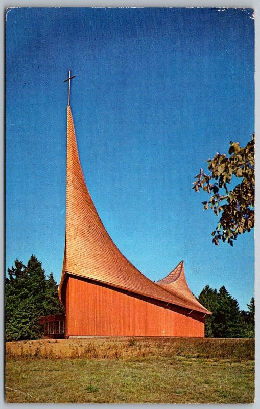 Vancouver Washington 1962 Postcard First Congregational Church