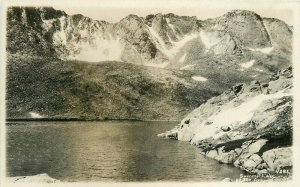 C-1910 Colorado Summit Lake RPPC Photo V-282 Postcard 8422