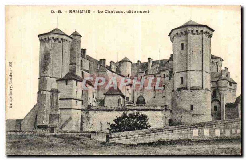 Saumur Old Postcard The West Coast