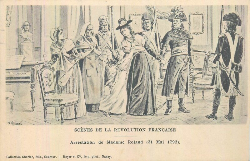 France history scenes from the French revolution illustrator P. Mejanel 1900 