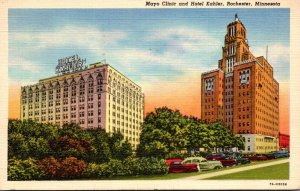Minnesota Rochester Mayo Clinic and Hotel Kahler 1943 Curteich
