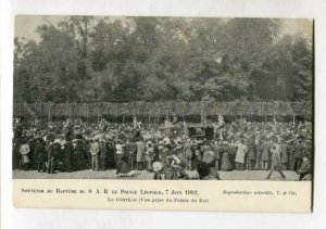 3147182 BELGIUM Prince Leopold cortege 1902 Vintage postcard