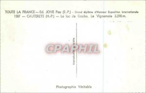 Postcard Modern All France Cauterets (H D) The Gaube Lake Vignemale 3298 m