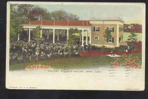 WILLOW GROVE PARK PENNSYLVANIA AMUSEMENT PARK CONCERT VINTAGE POSTCARD