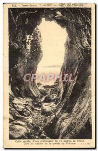 Old Postcard Perros Guirec Cave Trestrignel