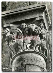 Modern Postcard Basilica of St Benoit sur Loire Loiret Marquee 5 Griffons and...