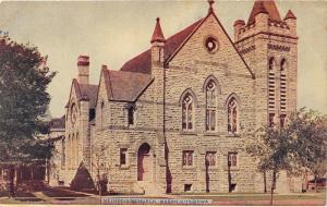 Mason City Iowa~Presbyterian Church~Stain Glass Windows~c1910 Postcard
