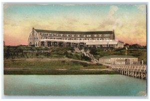 c1940 Chatham Bars Inn Building Chatham Massachusetts MA Hand-Colored Postcard