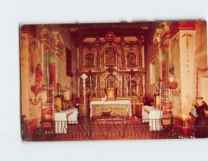 Postcard The Altar, Mission San Juan Capistrano, California