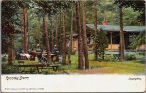 Sweden Ronneby Brunn Skogshyddan Vintage Postcard C053