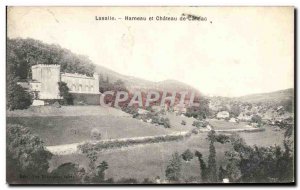 Old Postcard Lasalle Hamlet and Chateau de Calviac