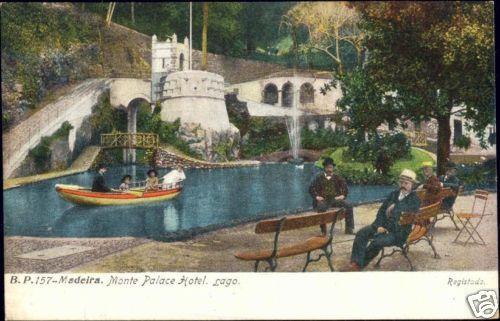 portugal, MADEIRA, Monte Palace Hotel, Lago (1910s)