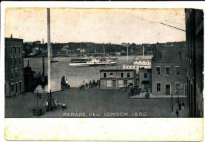 NEW LONDON CT - 1880 Parade - udb (pre 1908)