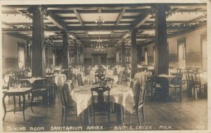 RP; BATTLE CREEK , Michigan, 1911 ; Dining Room , Sanitarium Annex