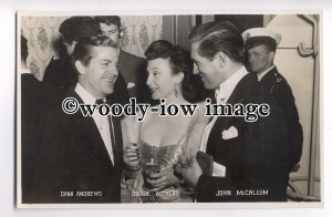 b2793 - Film Actress - Googie Withers with Dana Andrews & J McCallum - postcard