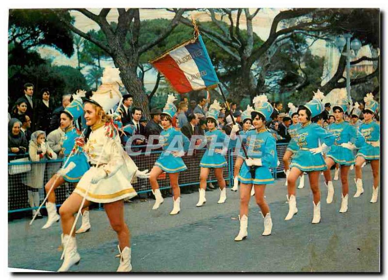 Postcard Modern French Riviera Nice Defile Cheerleaders