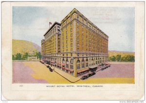 Mount Royal Hotel, MONTREAL, Quebec, Canada, 1910-1920s