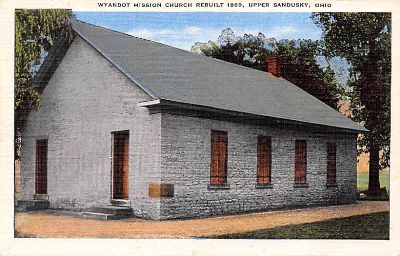 Wyandot Mission Church Upper Sandusky, Ohio OH