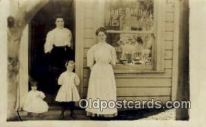 Home Baking Pies Cake Bread Real Photo writing on back light corner wear