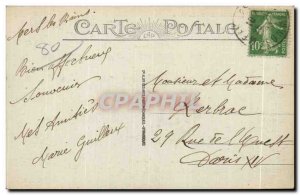 Old Postcard Mers Les Bains Beach