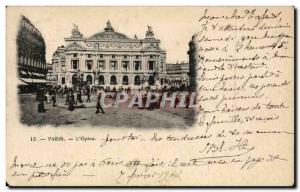 Paris Old Postcard L & # 39opera