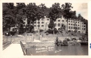 Montreat North Carolina Assembly Inn Real Photo Vintage Postcard AA32237