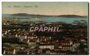 Old Postcard Toulon General view