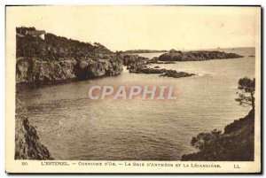 Old Postcard L & # 39Esterel Corniche D & # 39Or The D & # 39Antheor Bay and ...