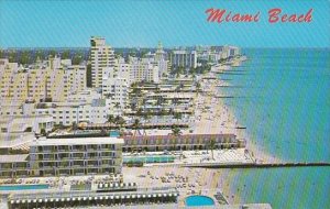 Florida Miami Beach The Beautiful Sandy Beaches And Hotels Of Miami Beach