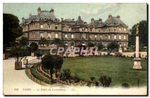 Paris Old Postcard Luxembourg Palace