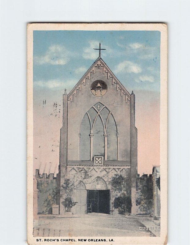 Postcard St. Rock's Chapel, New Orleans, Louisiana