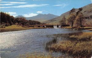 uk7387 snowdon from capel curig wales uk