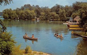 Limekiln Lakes Showing Round Lake Waupaca Chain O'Lakes - Limekiln Lake, Wisc...