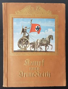 GERMANY THIRD 3rd REICH ORIGINAL PROPAGANDA ALBUM KAMPF UMS DRITTE REICH