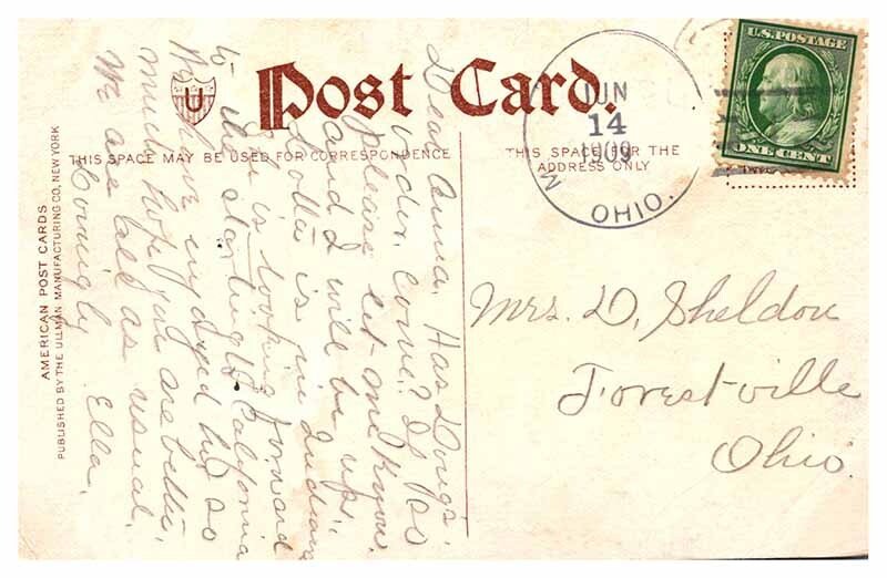 Postcard BUILDING SCENE Cincinnati Ohio OH AQ7865