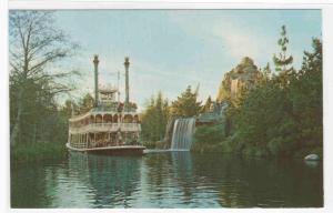 Paddler Steamer Mark Twain Frontierland Disneyland #3 postcard