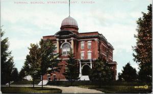 Normal School Stratford Ontario ON Postcard D81 UNUSED