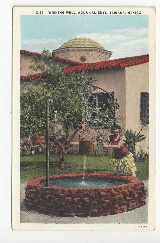 Vintage Mexico Picture Postcard - Agua Caliente, Tijuana, Mexico (AL84)