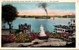 New York Alexandria Bay View From 1000 Islands House Grounds