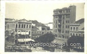 Real Photo Praca Da Independenica Pernambuco Brazil Postal Used Unknown 